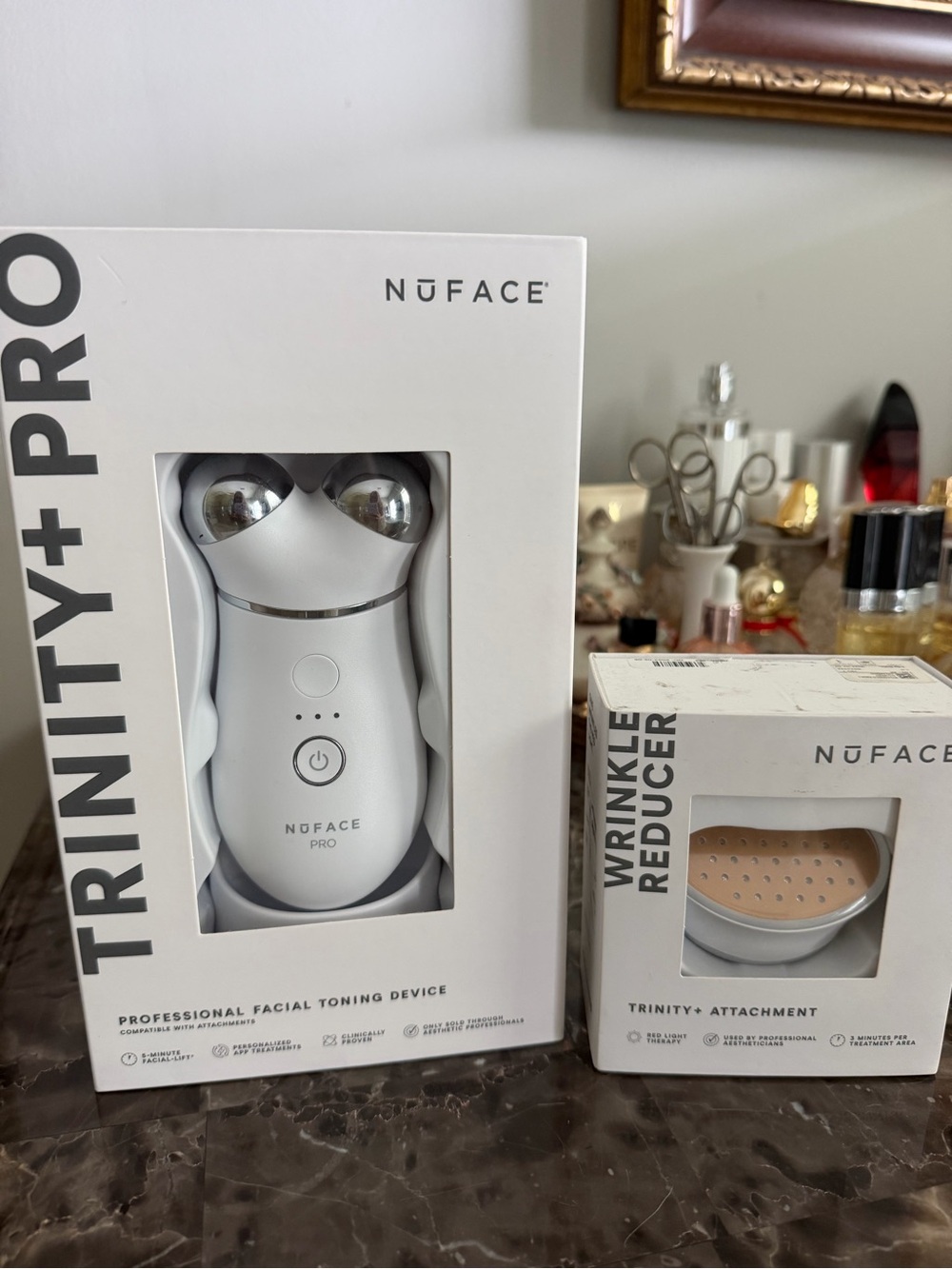 NUFACE® Trinity+ Microcurrent + LED Red Light Wrinkle Reducer Device Bundle - Picture 5 of 9